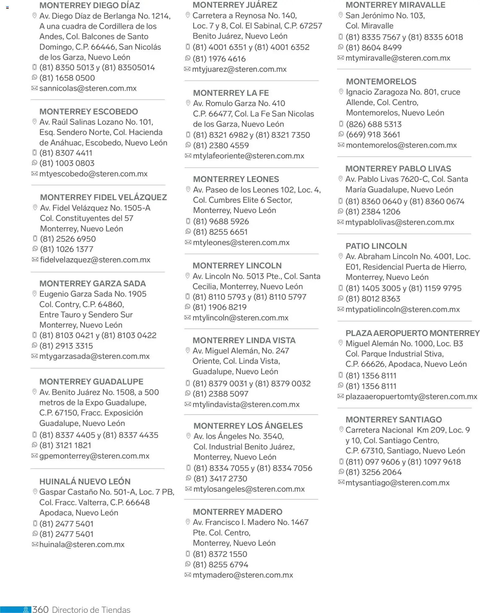 Nuevas ofertas de Steren válidas en toda la República Mexicana desde el 01.01.2026. ¡Encuentra las mejores ofertas en Steren catálogo! | Página: 372