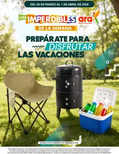 Ara catálogo - De la semana -  Vista previa de la revista de la tienda Ara valido desde el 26.03.2026