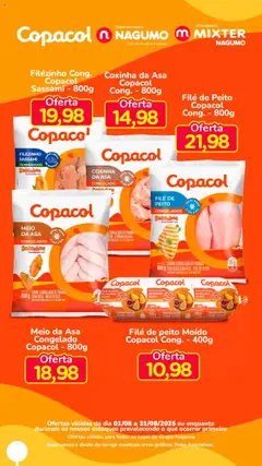 Nagumo - Ofertas Copacol - Pré-Visualização do folheto da loja Nagumo, válido de 01.08.2025