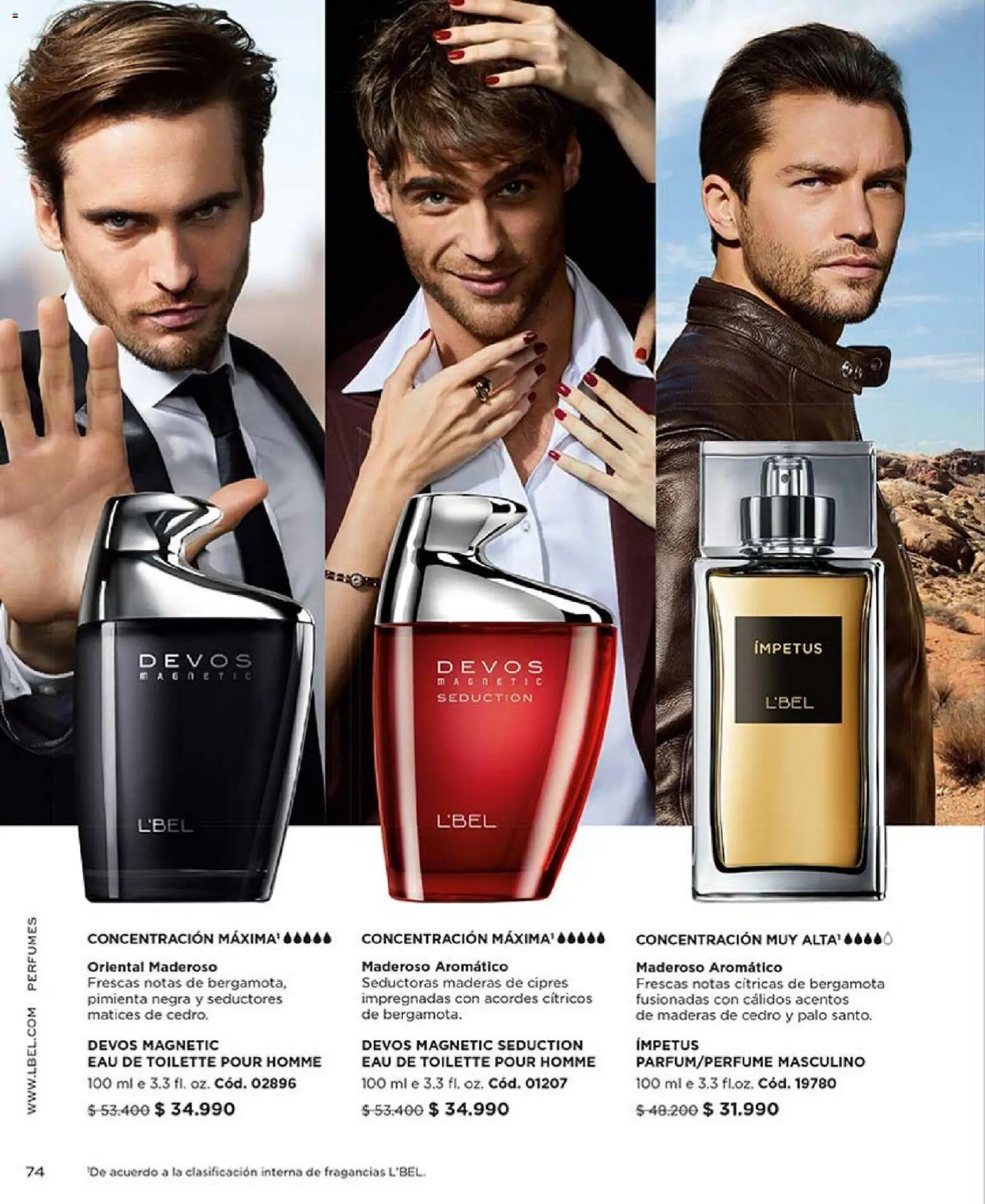Catálogo L'Bel Campaña2x │ válido desde el 16.01.2026 | Página: 74 | Productos: Pimienta, Eau de toilette