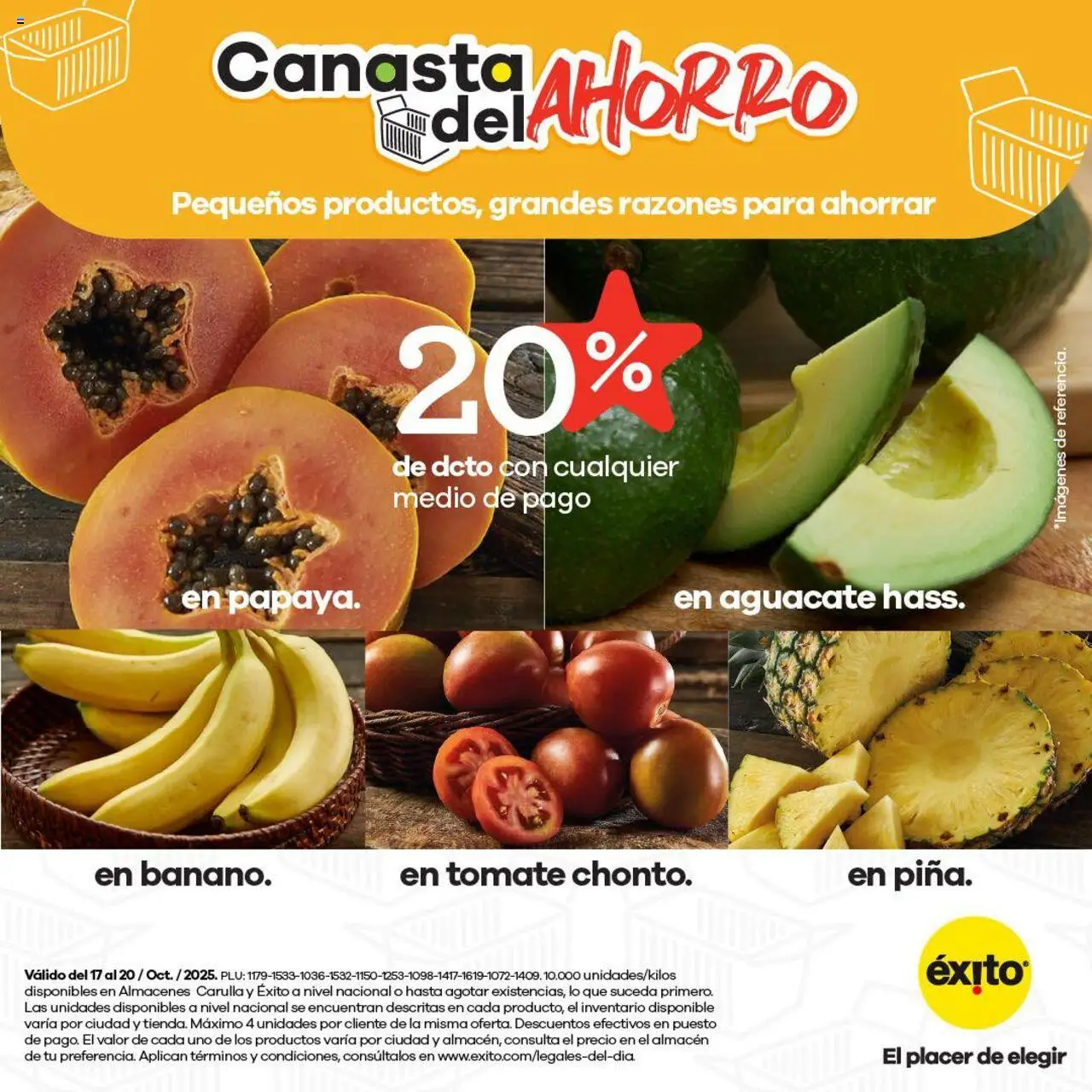 Éxito revista - valida desde el 17.10.2025 | Página: 5 | Productos: Aguacate, Tomate