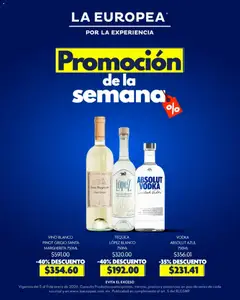 Vista previa de La Europea catálogo Promoción de la semana, nuevo folleto de la tienda, válido en México a partir del 05.01.2026
