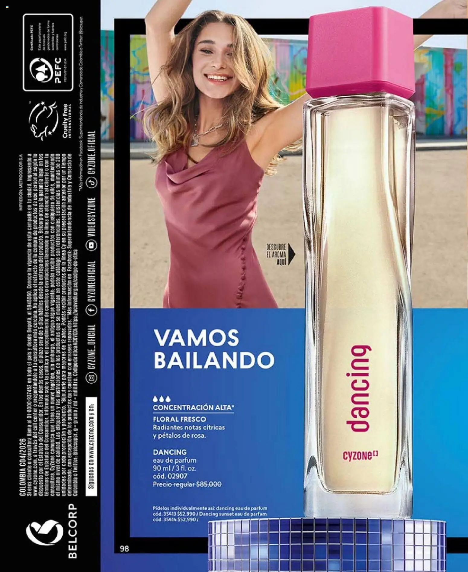 CyZone revista - valida desde el 01.04.2026 | Página: 98 | Productos: Sobre