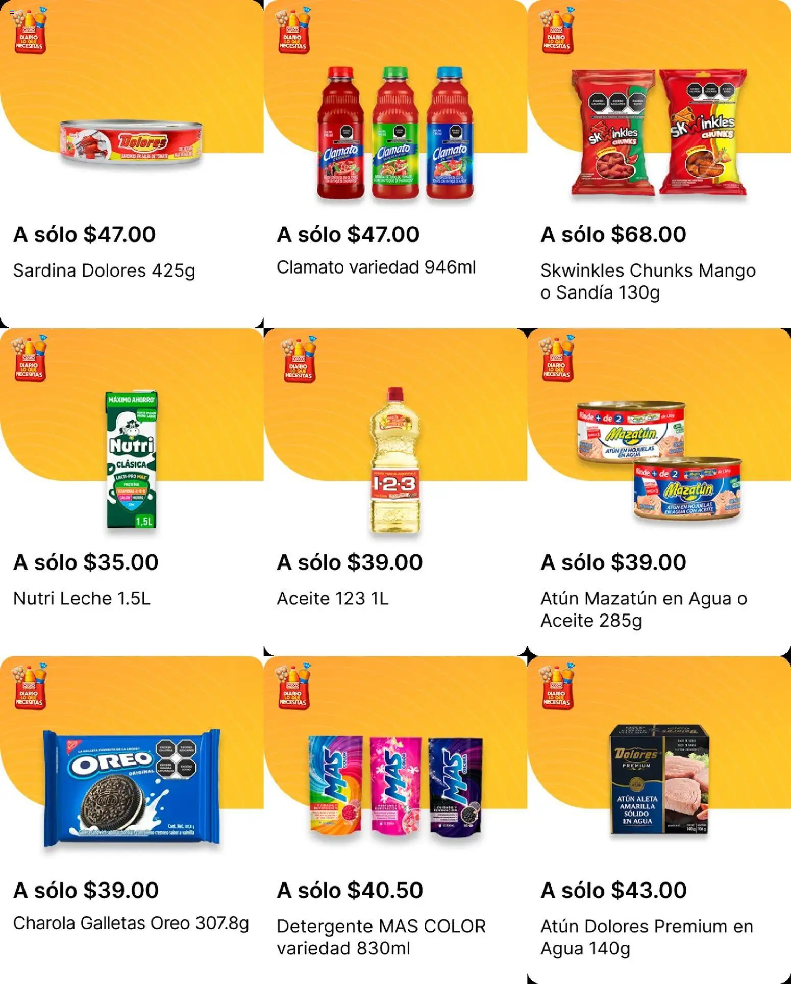 Nuevas ofertas de OXXO válidas en toda la República Mexicana desde el 08.01.2026. ¡Encuentra las mejores ofertas en OXXO folleto! | Página: 21 | Productos: Sandía, Mayonesa, Aceite, Hojuelas