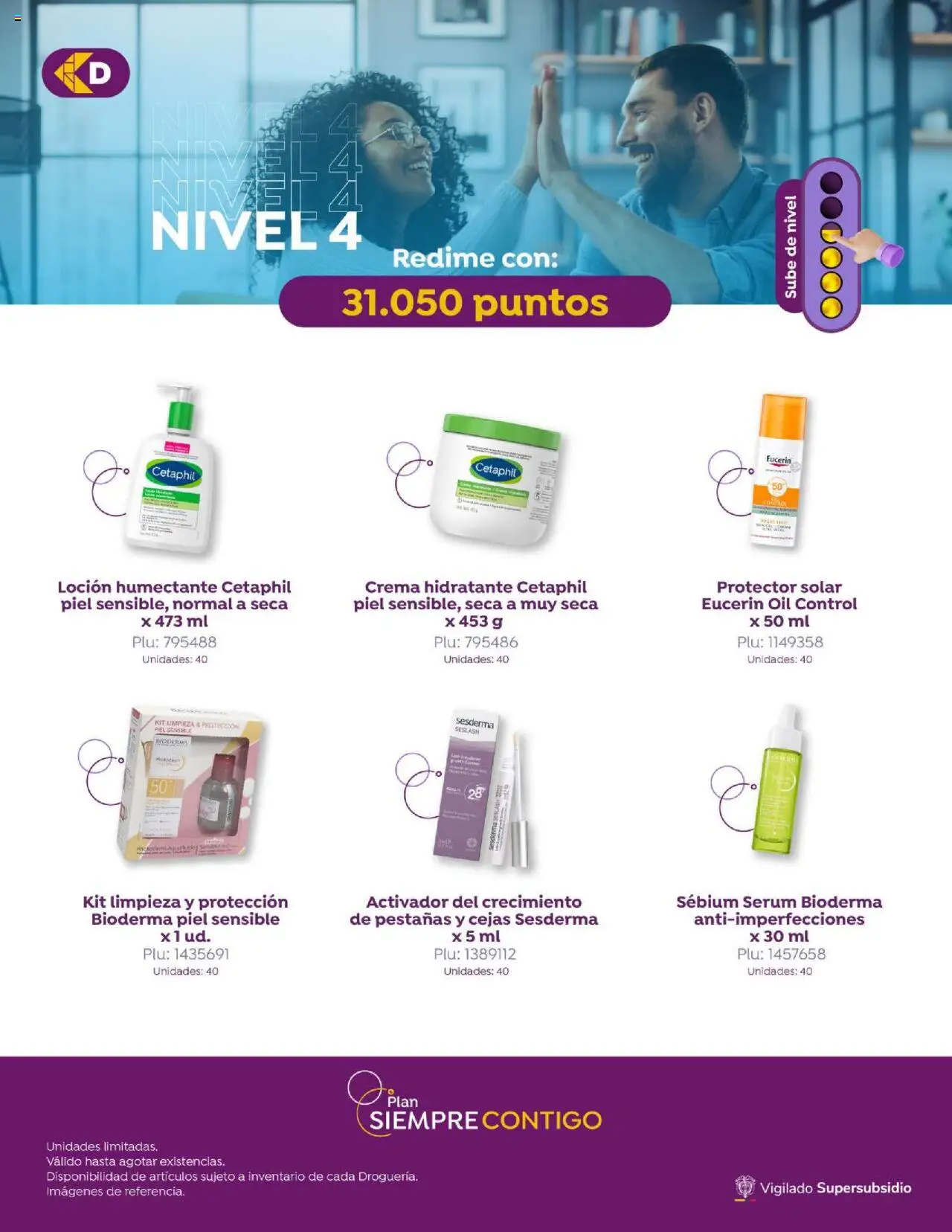Colsubsidio revista - valida desde el 05.02.2025 | Página: 13 | Productos: Crema, Serum, Loción, Protector solar