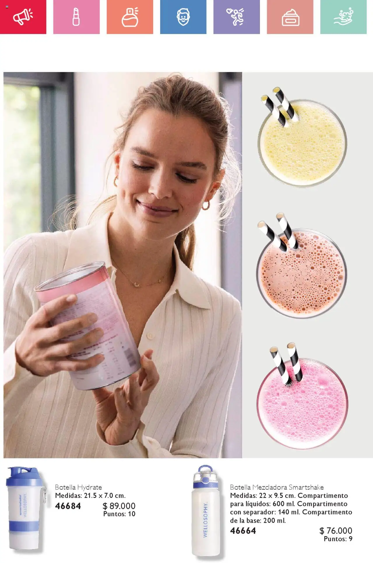 Oriflame revista - valida desde el 02.08.2025 | Página: 38 | Productos: Botella, Mezcladora