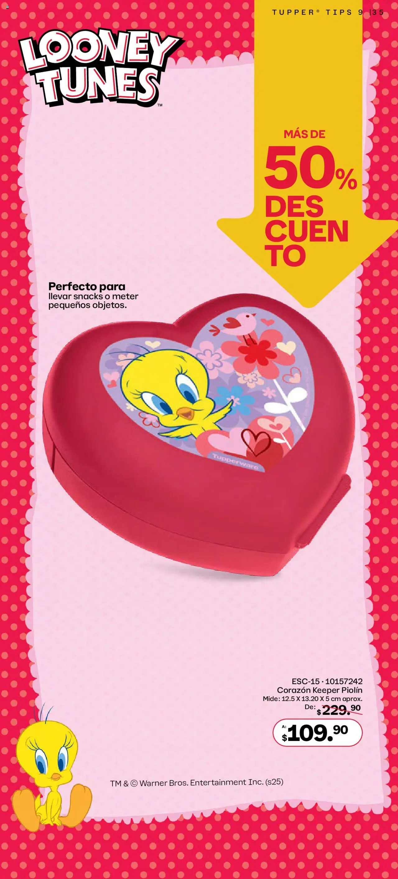 Nuevas ofertas de Tupperware válidas en toda la República Mexicana desde el 11.08.2025. ¡Encuentra las mejores ofertas en Tupperware catálogo! | Página: 35 | Productos: Tupper