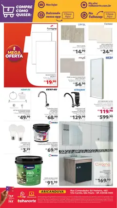 Telhanorte ofertas Saldão  - Pré-Visualização do folheto da loja Telhanorte, válido de 11.04.2026 | Página: 2
