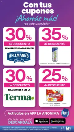 Vista previa La Anonima catálogo válido desde el 23.10.2025 | Página: 4