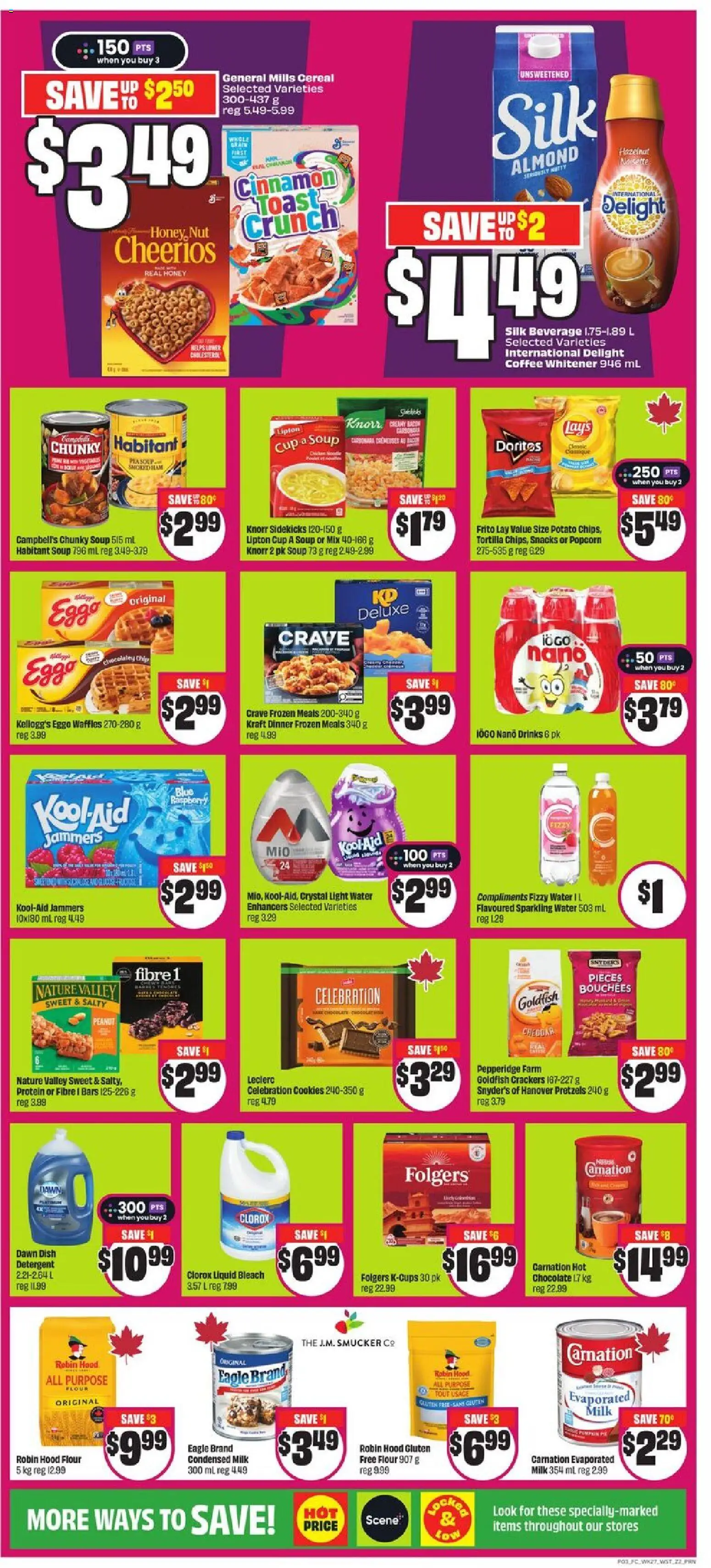 FreshCo flyer valid from 30.10.2025 | Page: 4 | Products: Cookies, Milk, Coffee, Chocolate