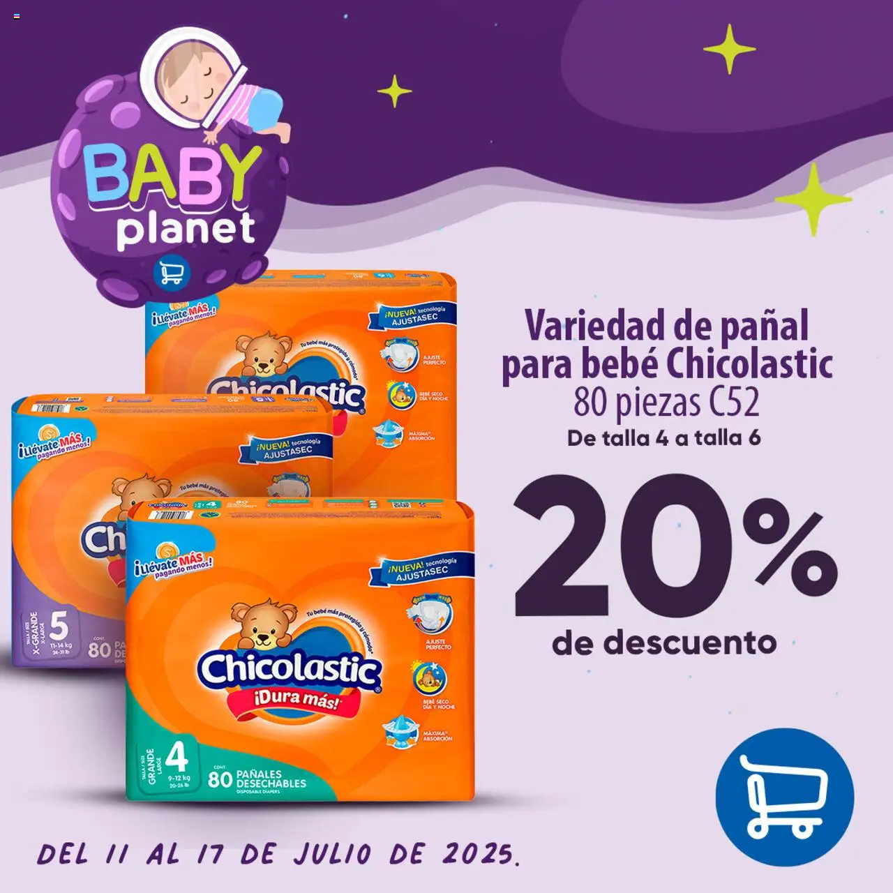Nuevas ofertas de Calimax válidas en toda la República Mexicana desde el 11.07.2025. ¡Encuentra las mejores ofertas en Calimax folleto Baby Planet! | Página: 1 | Productos: Pañales