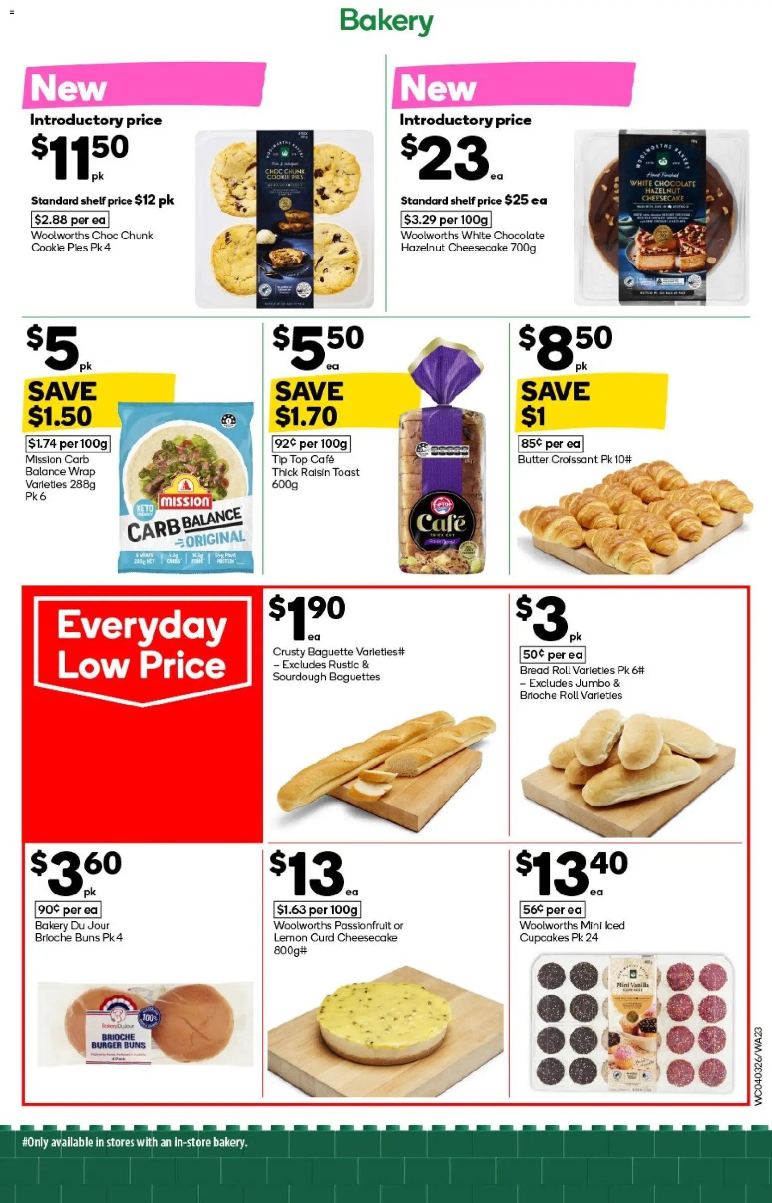 Woolworths catalogue - valid from 04.03.2026 | Page: 23 | Products: Shelf, Bread, Chocolate, Bakery