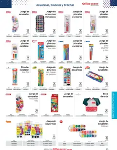 Vista previa de Office Depot catálogo 2026, nuevo folleto de la tienda, válido en México a partir del 12.01.2026 | Página: 67 | Productos: Pincel, Mango, Juego, Mate