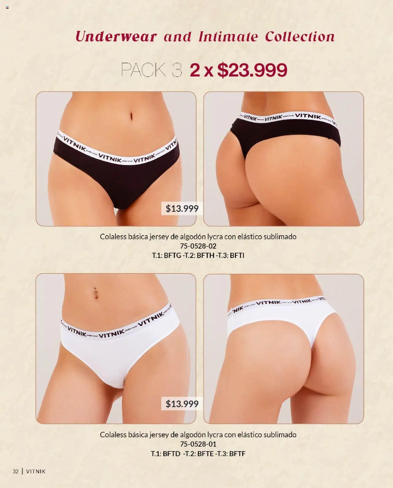 Vitnik catálogo Accesorios │ válido desde el 08.08.2025 | Página: 32 | Productos: Algodón