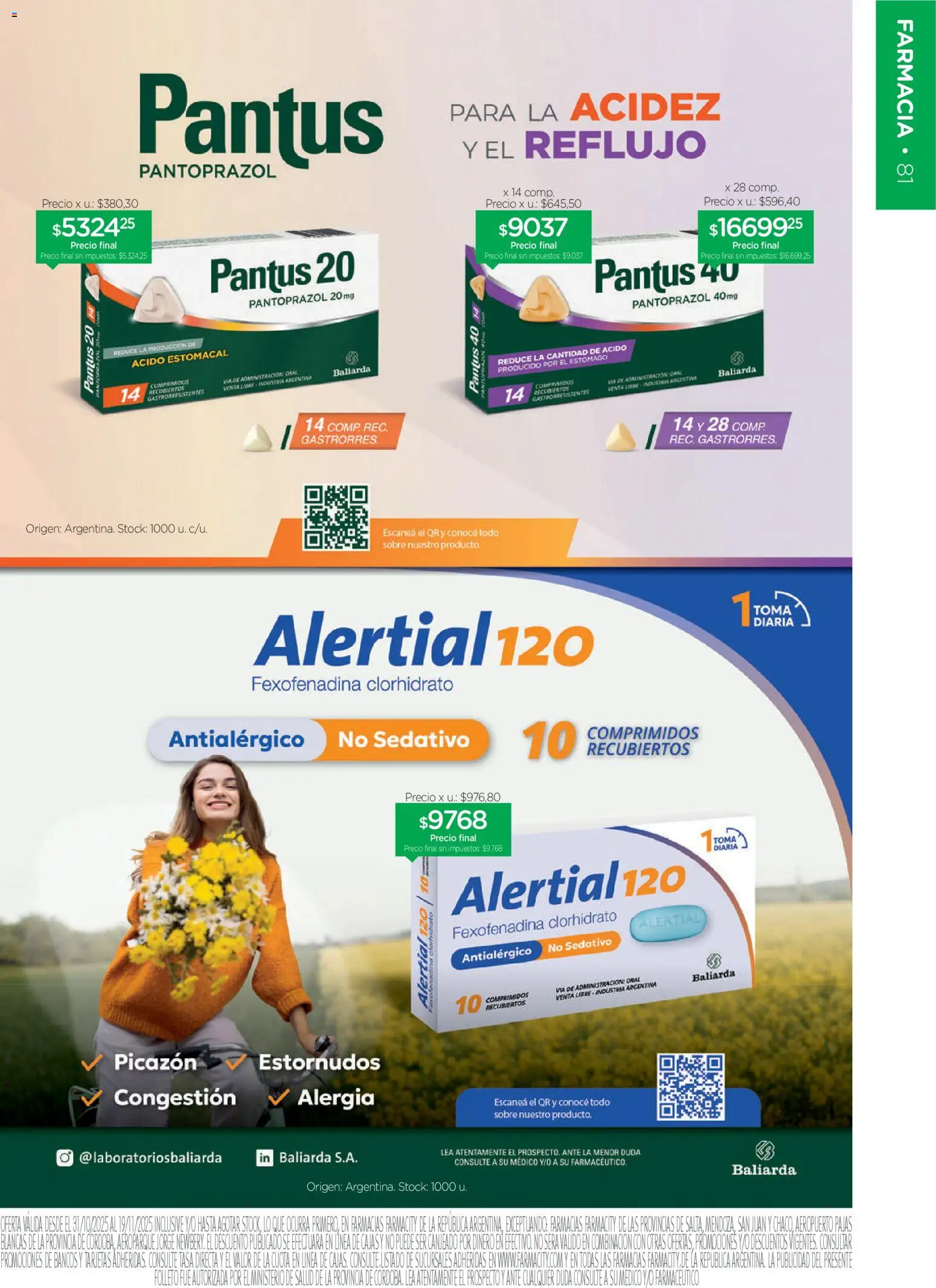 Farmacity catálogo │ válido desde el 30.10.2025 | Página: 81 | Productos: Sobre