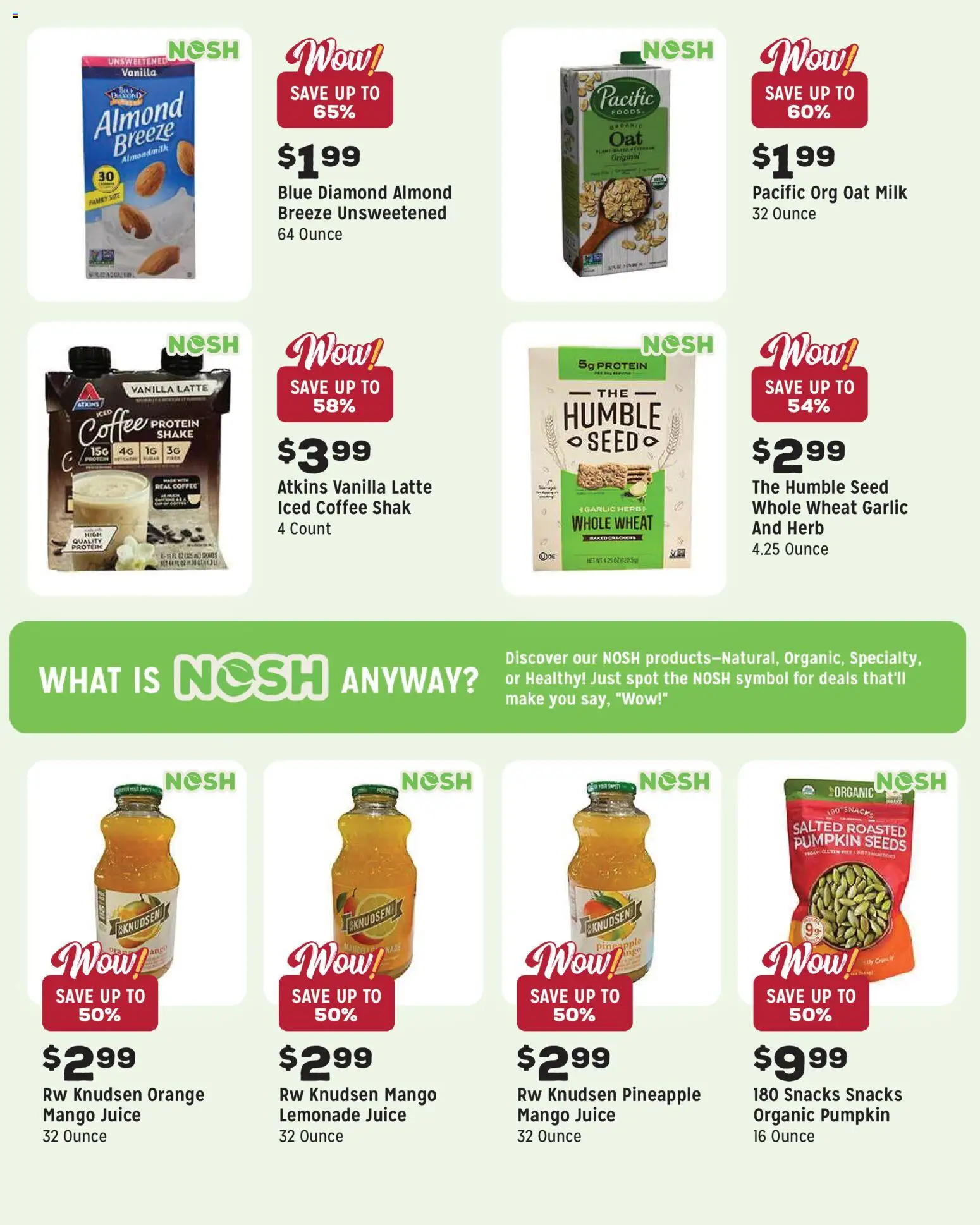 Grocery Outlet Weekly Ad - ID - valid from 29.04.2026 | Page: 8 | Products: Milk, Juice, Pineapple, Mango