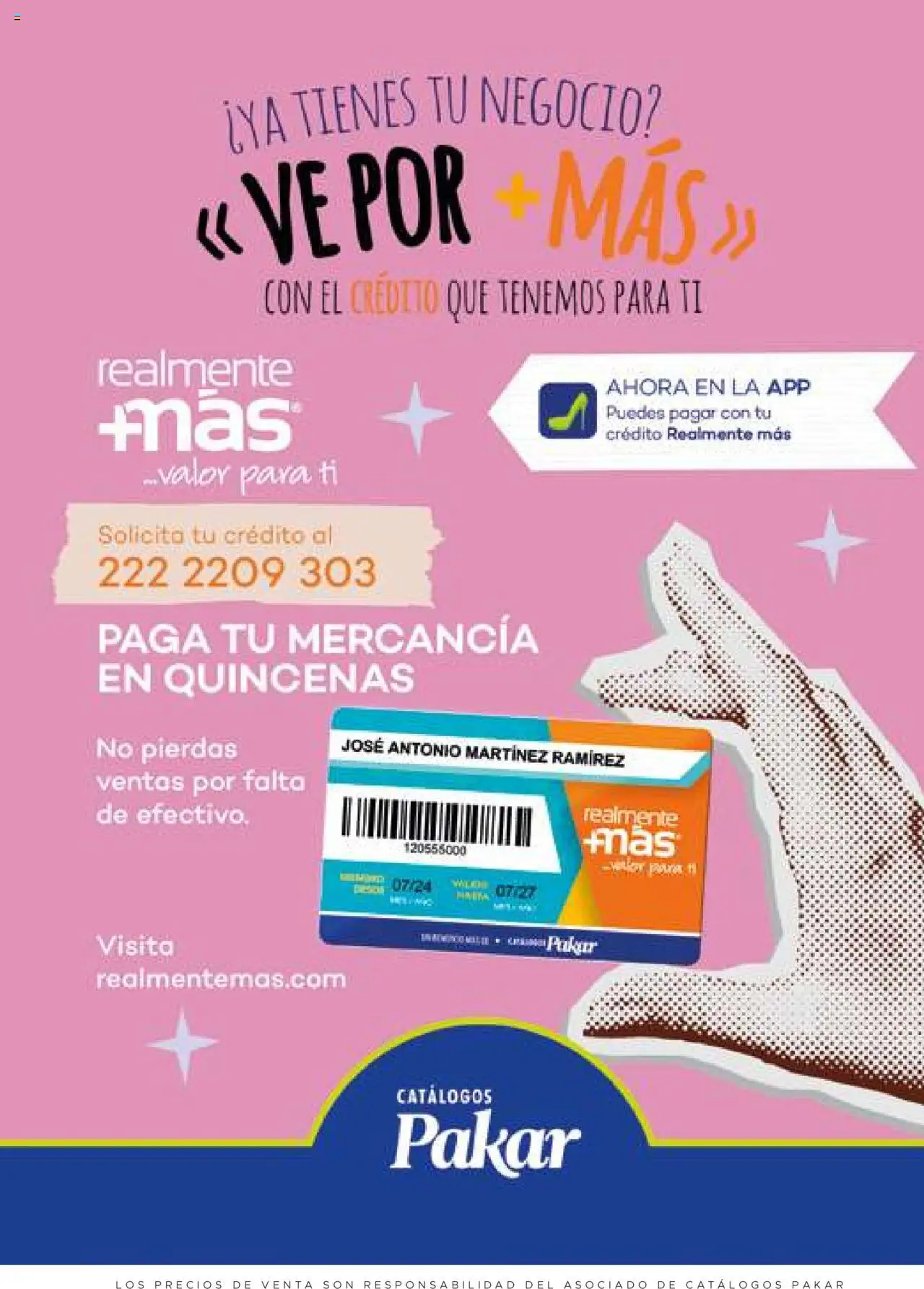 Nuevas ofertas de SC Pakar válidas en toda la República Mexicana desde el 24.07.2025. ¡Encuentra las mejores ofertas en SC Pakar Catálogo Mujer otoño / invierno! | Página: 243