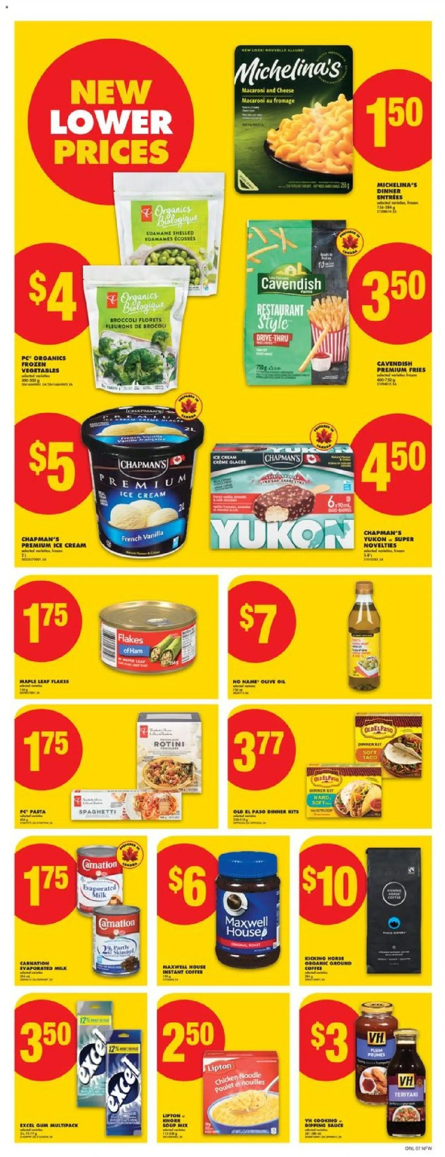 No Frills flyer valid from 30.10.2025 | Page: 12 | Products: Pasta, Ice cream, Oil, Coffee