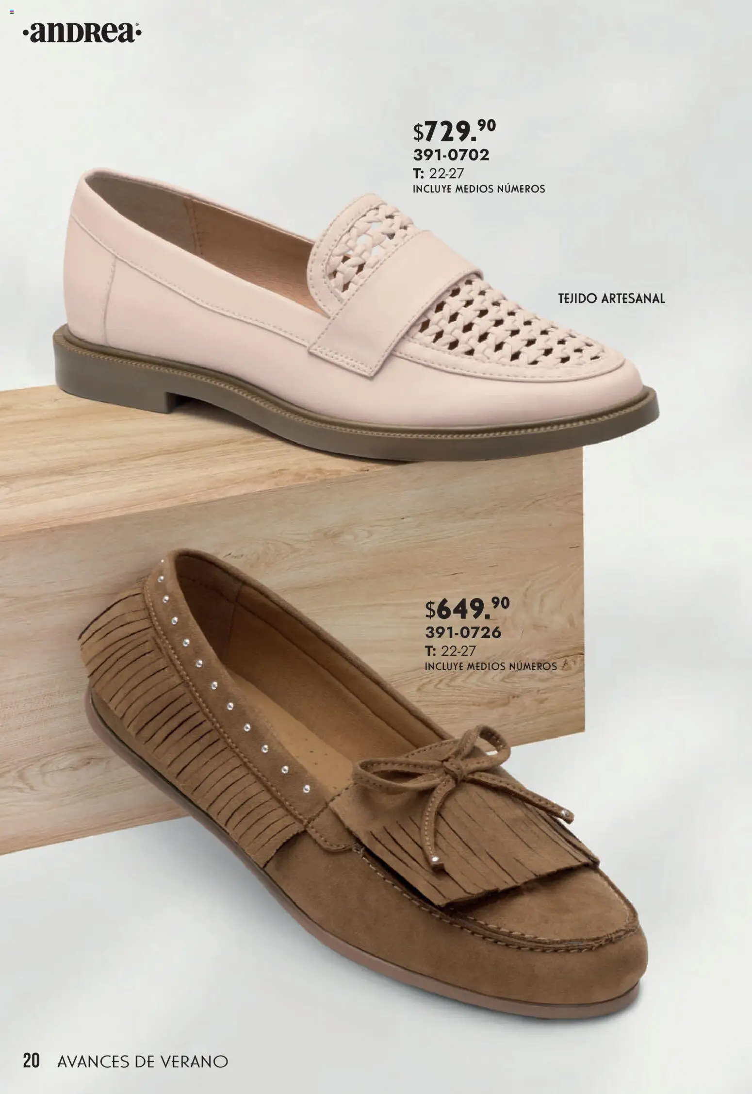 Nuevas ofertas de Andrea válidas en toda la República Mexicana desde el 22.03.2026. ¡Encuentra las mejores ofertas en Andrea catálogo Avances de Verano! | Página: 20