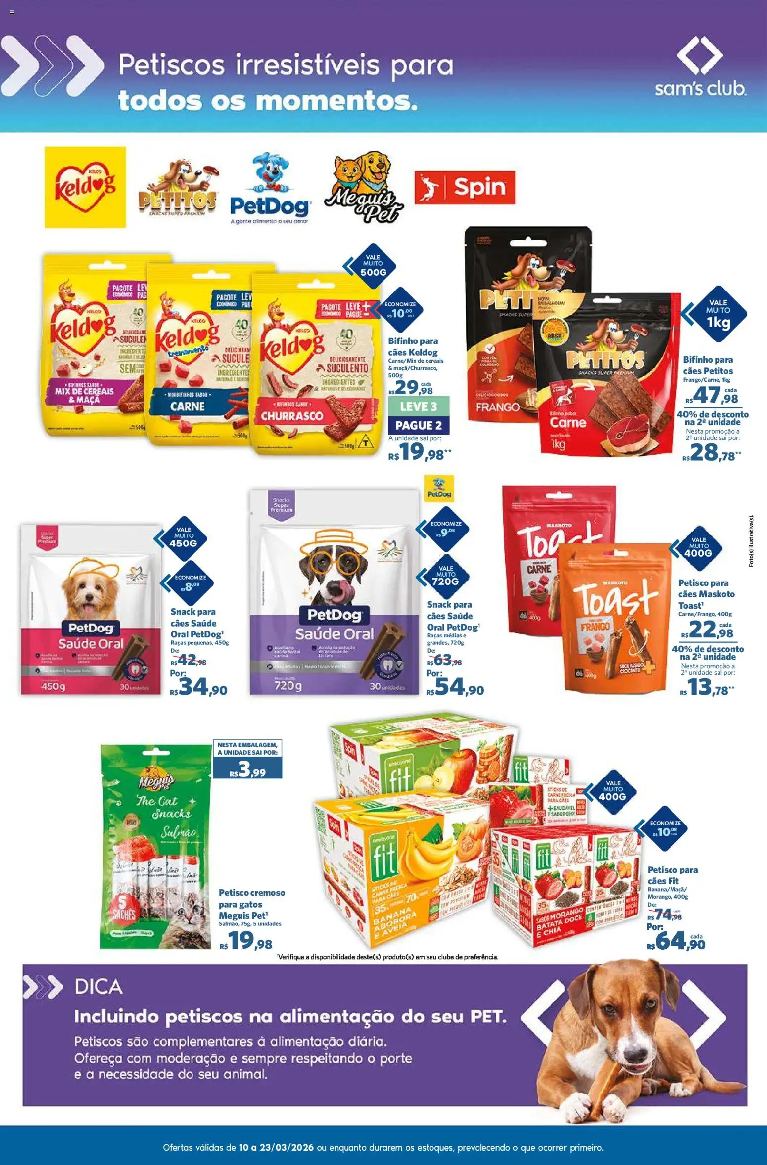 Sam's Club Folheto - válido de 10.03.2026 | Página: 4 | Produtos: Abóbora, Cereais, Batata, Frango
