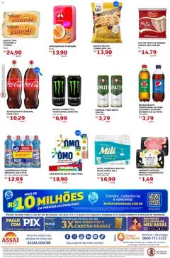 Encarte Assaí Atacadista - PR - Pré-Visualização do folheto da loja Assaí Atacadista, válido de 30.10.2025 | Página: 2 | Produtos: Mussarela litoral, Sabonete, Refrigerante, Monster