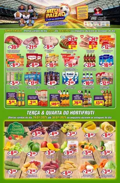 Violeta Supermercados Folheto - válido de 29.07.2025 | Página: 1 | Produtos: Mexerica, Cebola, Mandioquinha, Queijo
