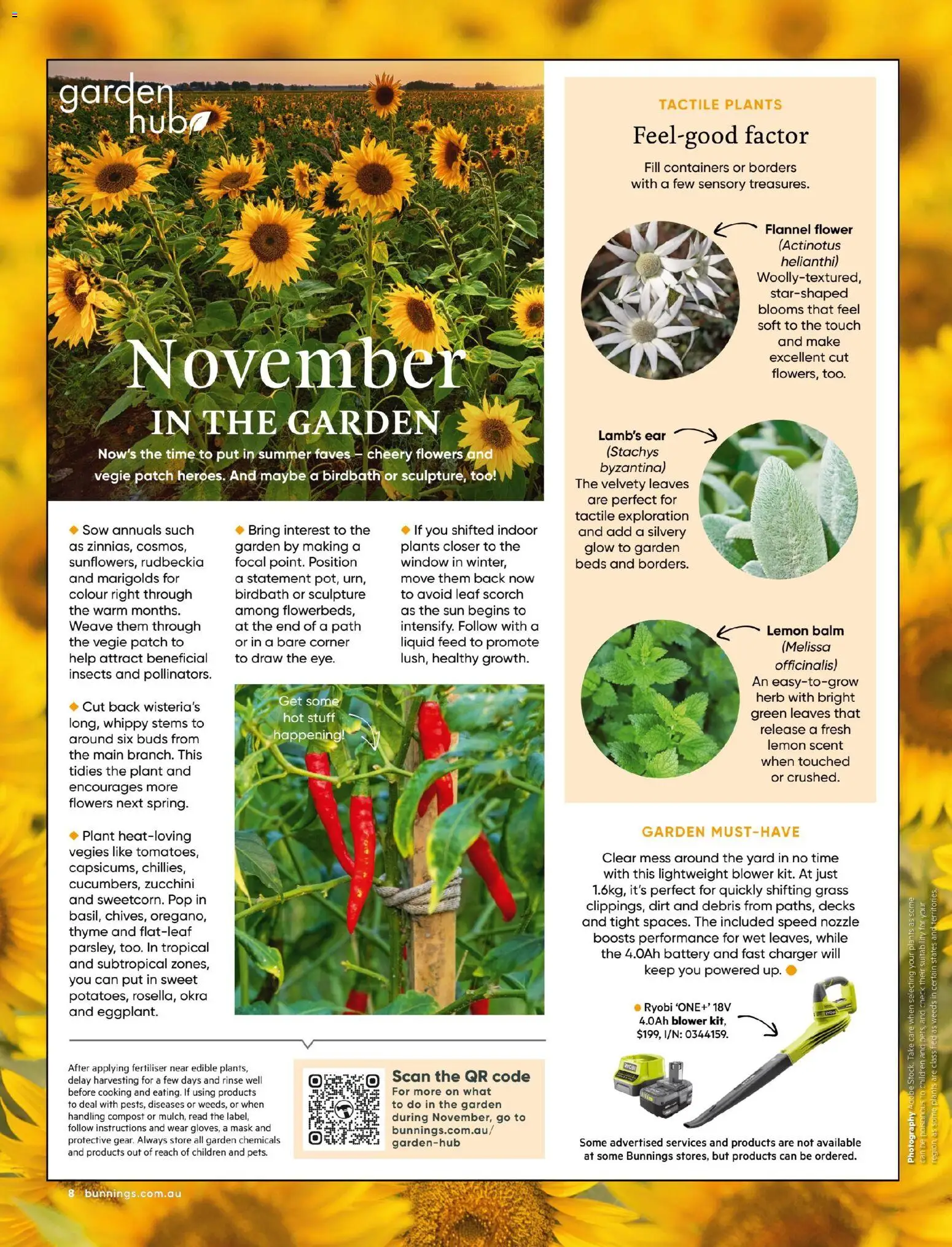 Bunnings Warehouse catalogue - valid from 01.11.2025 | Page: 8 | Products: Battery, Charger, Plant, Compost