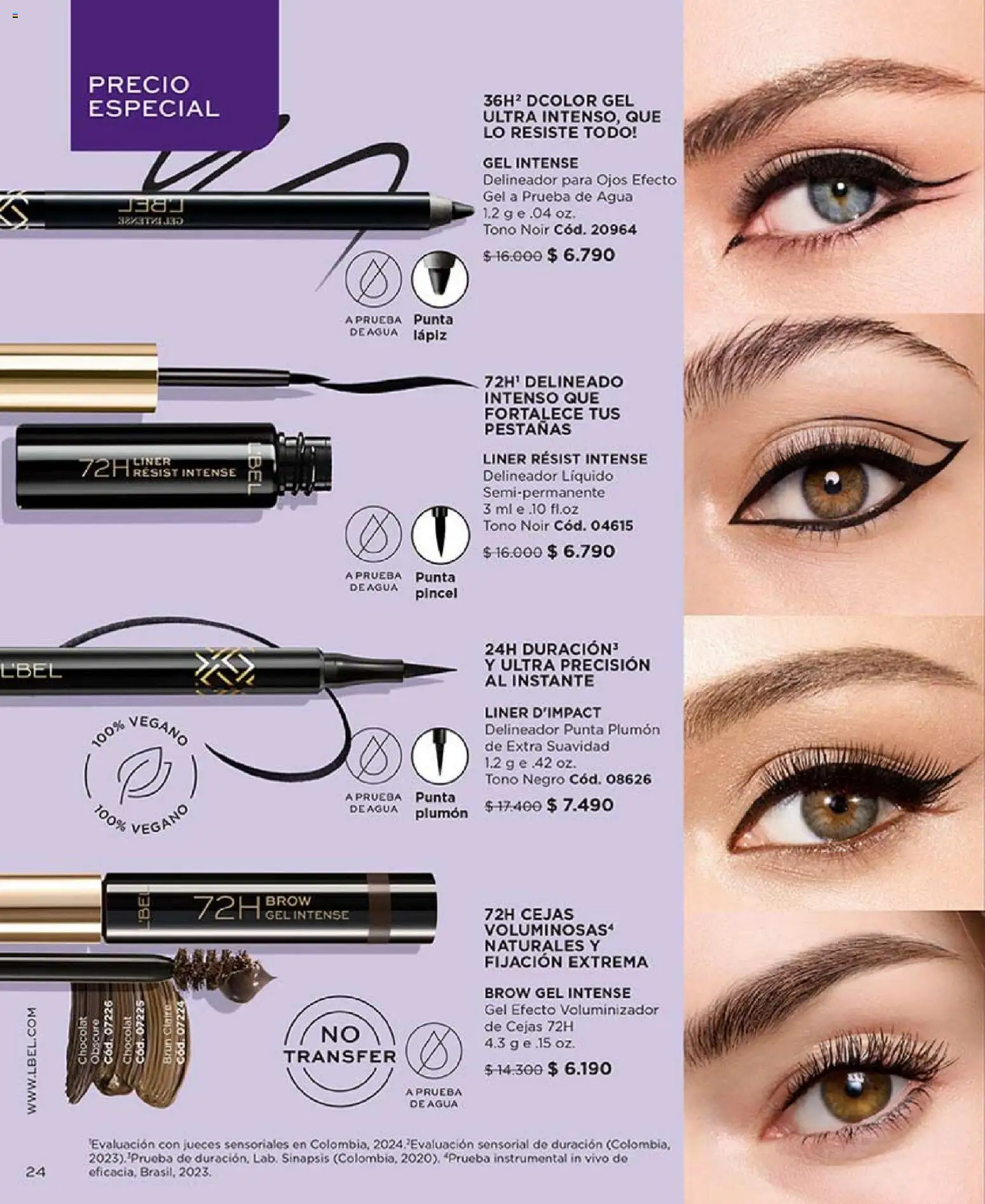 Catálogo L'Bel Campaña2x │ válido desde el 16.01.2026 | Página: 24 | Productos: Agua, Delineador, Plumón, Pincel
