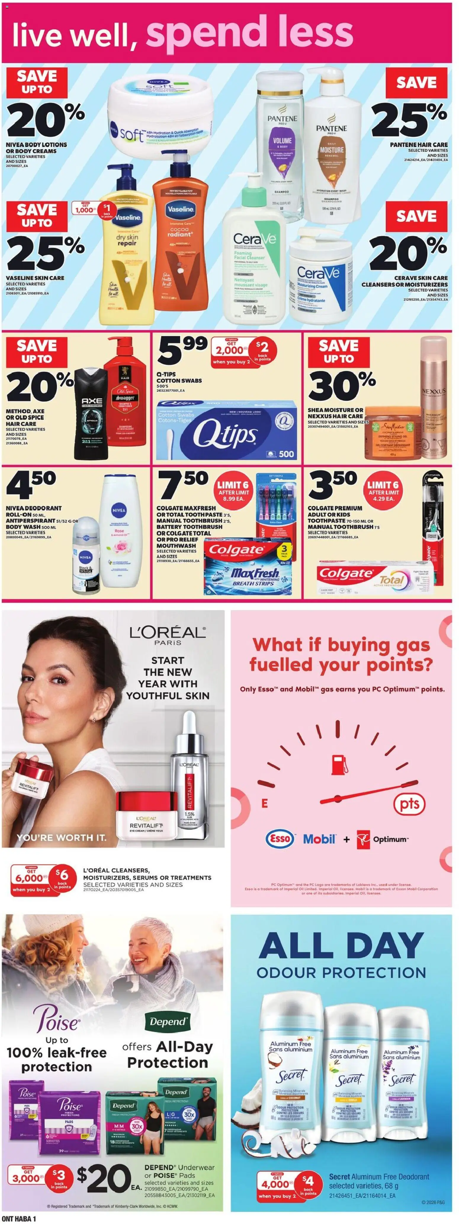 Zehrs flyer valid from 22.01.2026 | Page: 13 | Products: PC, Antiperspirant, Mouthwash, Underwear