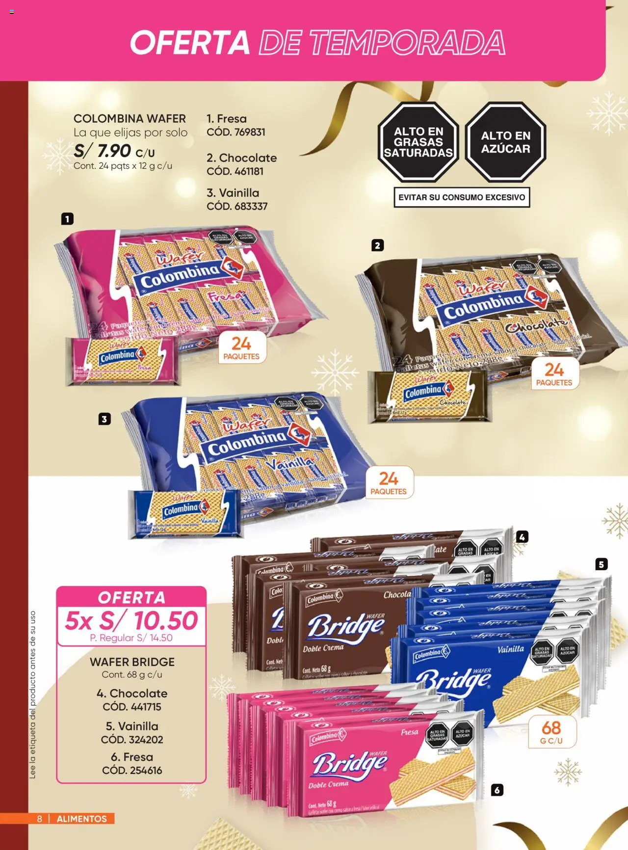 Catálogo Azzorti válido desde 15.10.2025 | Página: 8 | Productos: Chocolate, Crema, Galletas