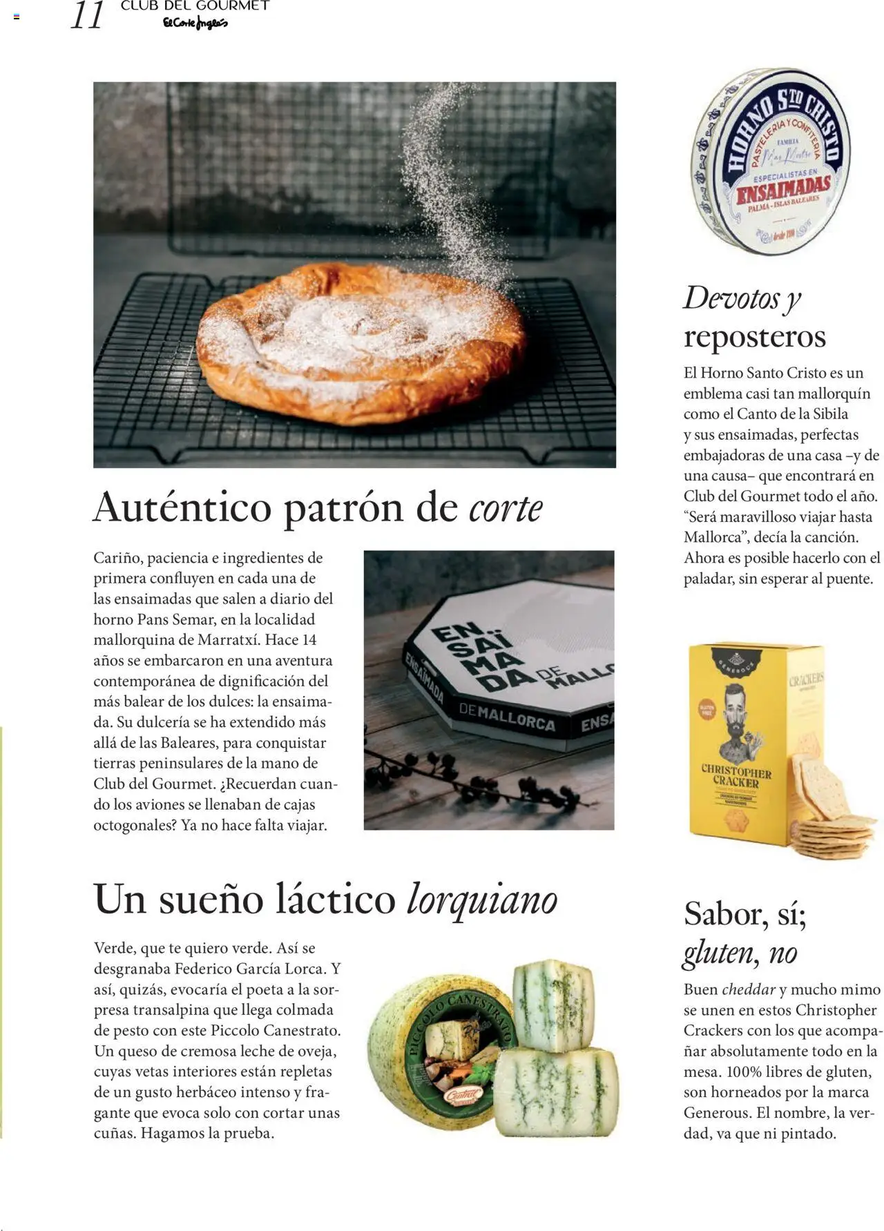 Nuevas ofertas de El Corte Inglés válidas en toda la República Mexicana desde el 29.09.2025. ¡Encuentra las mejores ofertas en El Corte Inglés - Catálogo Gourmet Magazine Otoño! | Página: 11 | Productos: Horno, Leche, Queso, El horno