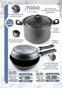 Vista previa Amodil - Campaña 18/2025 válido desde el 30.11.2025 | Página: 124 | Productos: Olla, Colador, Mango, Pasta