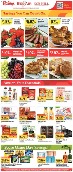 Preview of Raley's weekly ads valid from 10.09.2025