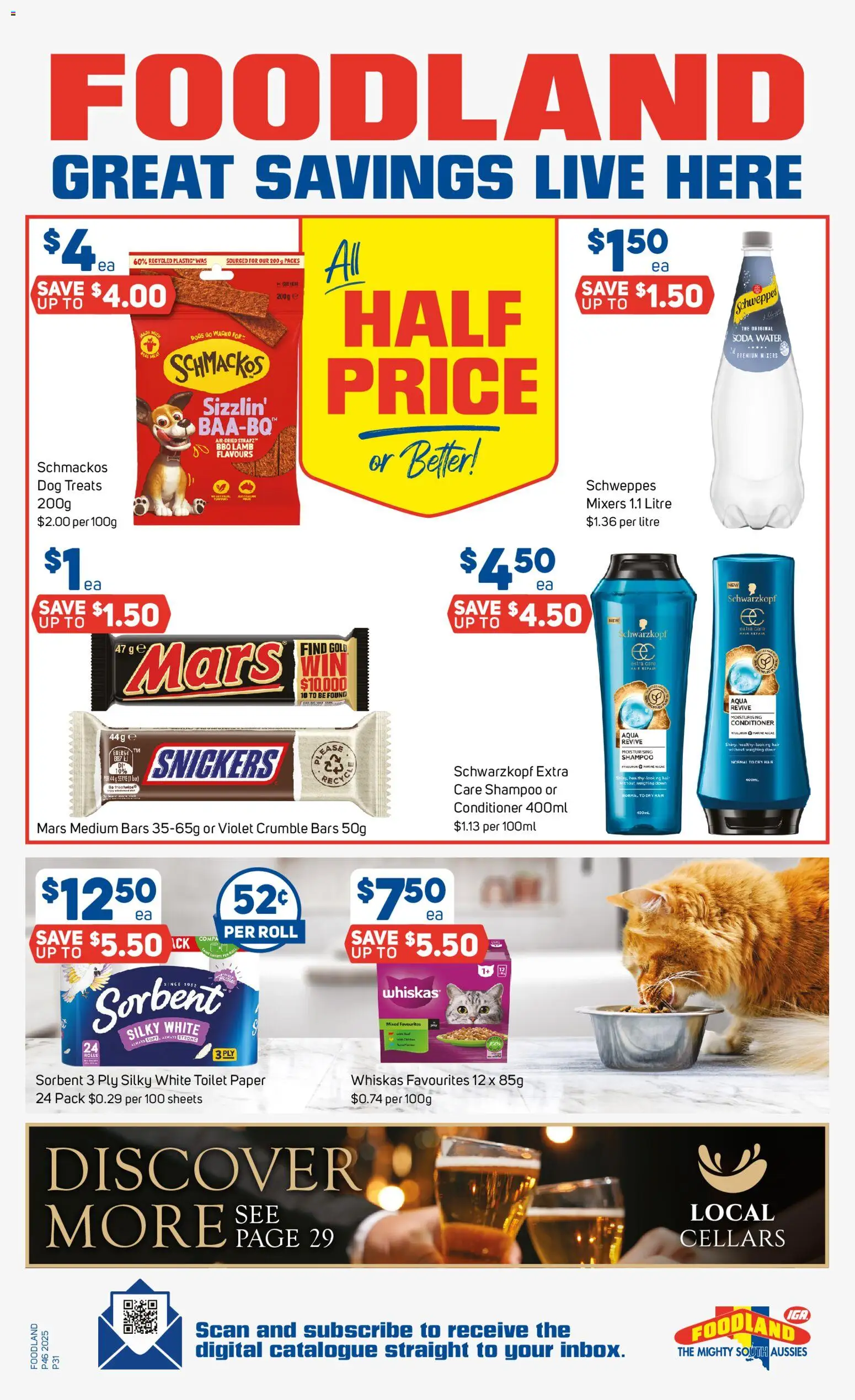 Foodland catalogue - valid from 12.11.2025 | Page: 32 | Products: Toilet, Shampoo, Toilet paper, Digital