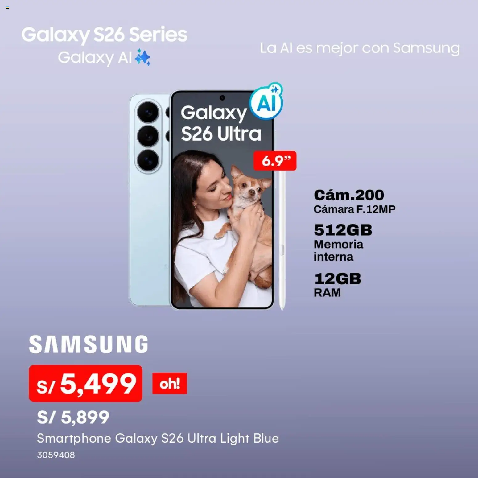 Catálogo Oechsle válido desde 25.03.2026 | Página: 4 | Productos: Smartphone, Cámara