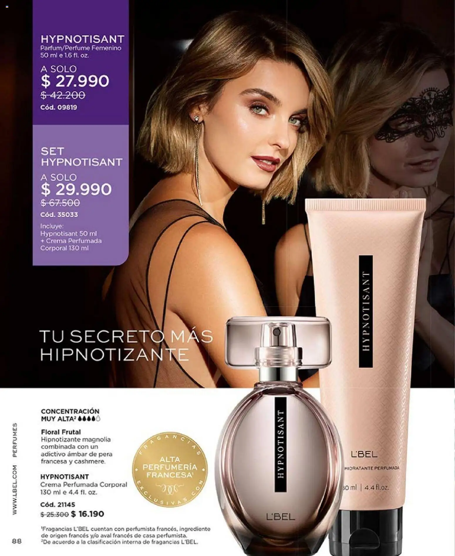 Catálogo L'Bel Campaña2x │ válido desde el 16.01.2026 | Página: 88 | Productos: Pera, Crema