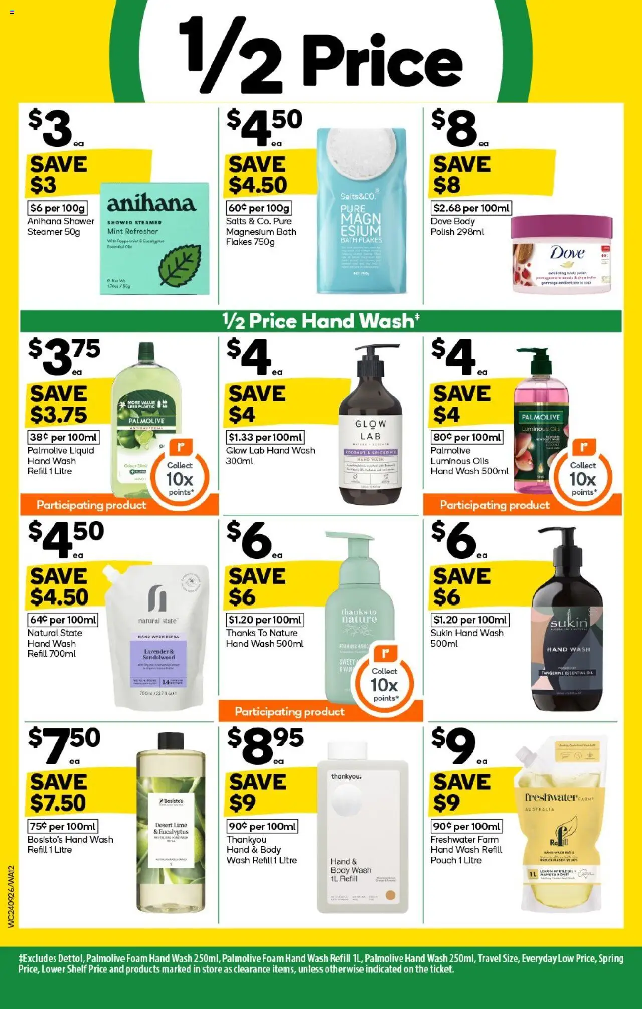 Woolworths catalogue - valid from 24.09.2025 | Page: 12 | Products: Oil, Pomegranate, Polish, Hand wash