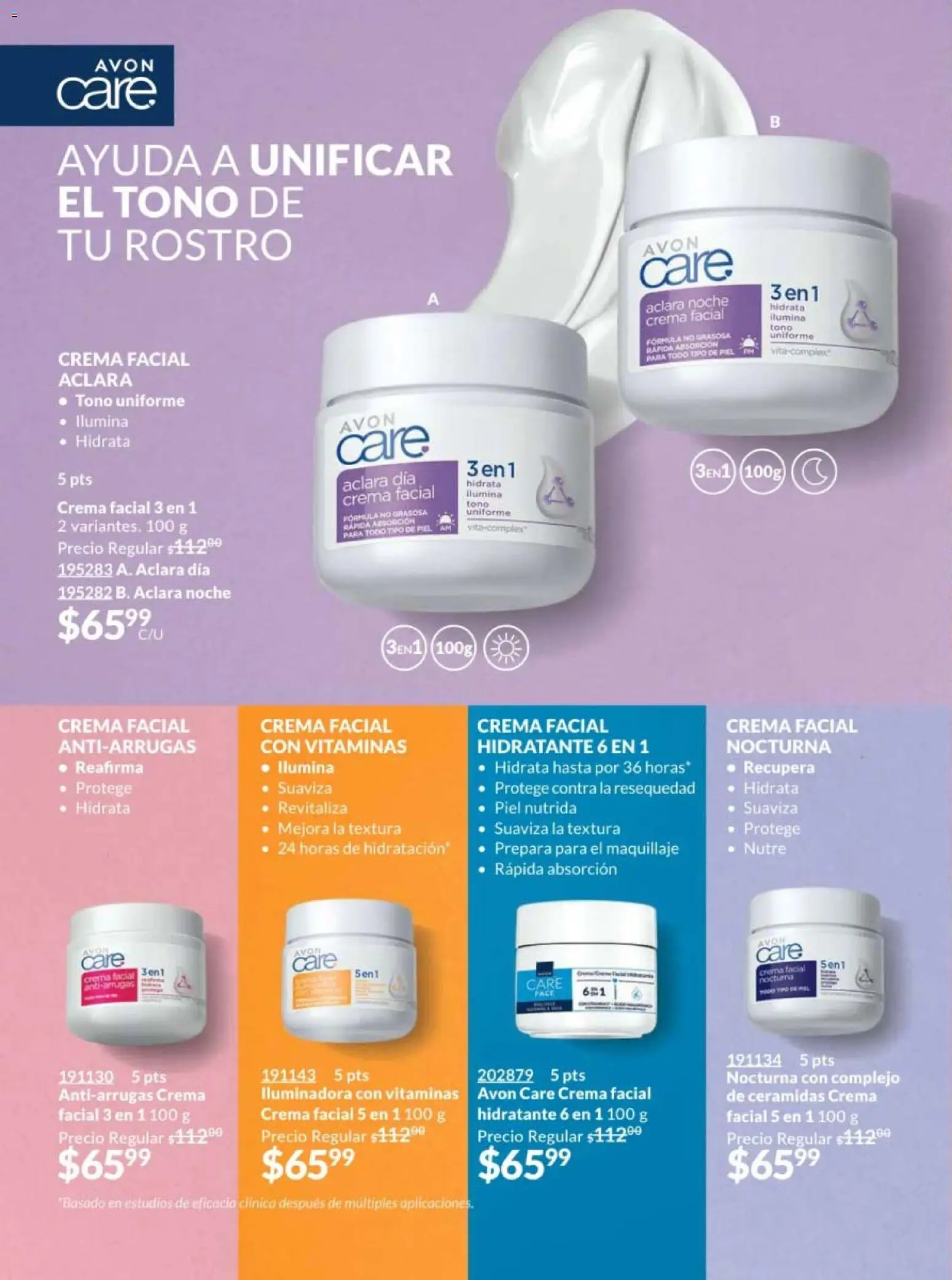 Nuevas ofertas de AVON válidas en toda la República Mexicana desde el 13.03.2026. ¡Encuentra las mejores ofertas en AVON campaña 5 2026! | Página: 146 | Productos: Crema, Vitaminas, Maquillaje