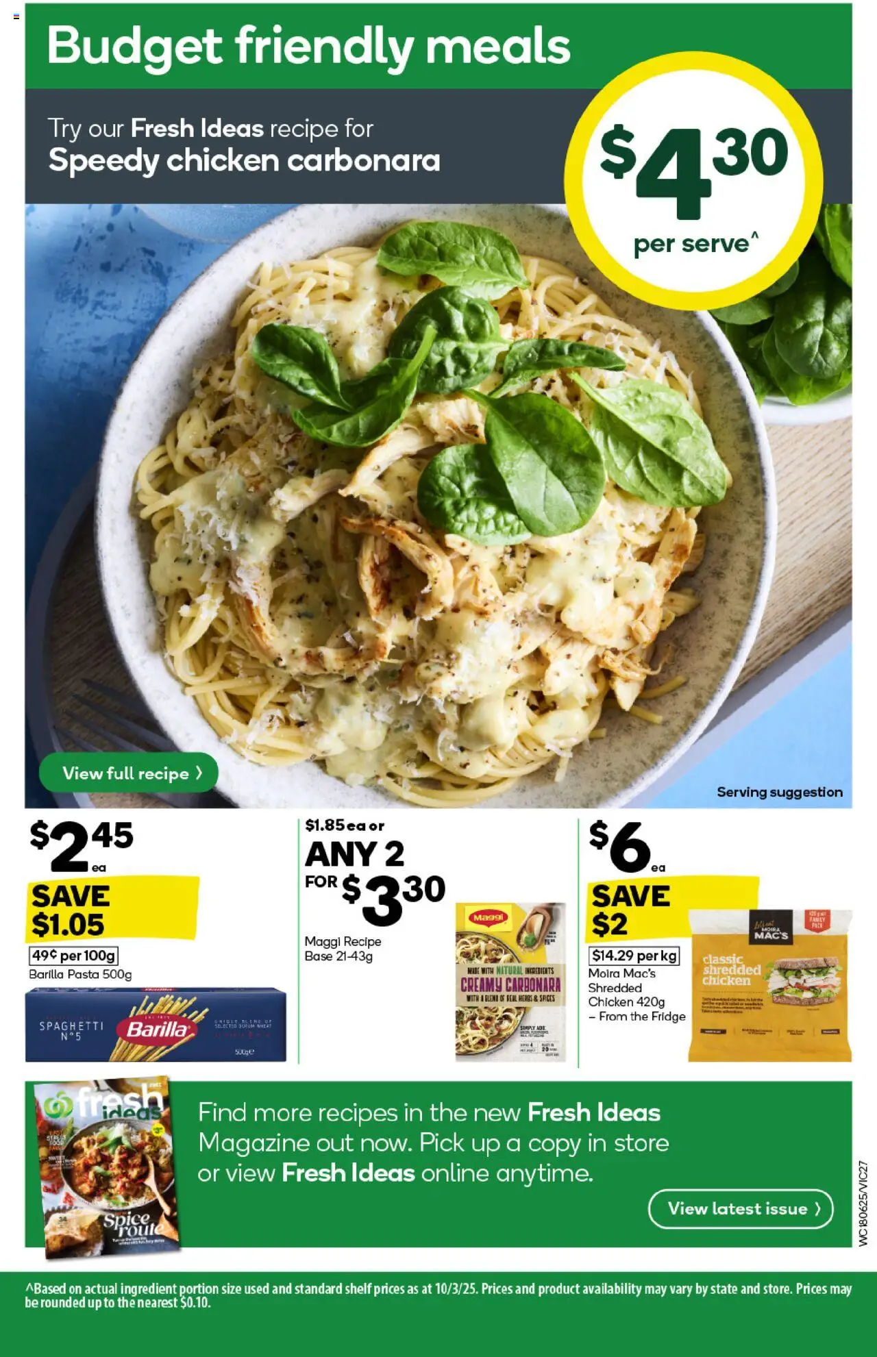 Woolworths catalogue - valid from 18.06.2025 | Page: 27 | Products: Shelf, Chicken, Spices, Fridge