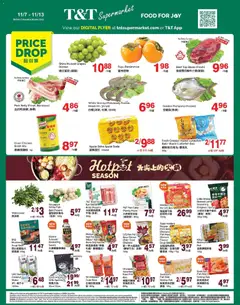 Preview of T&T Supermarket flyer - BC from shop T&T Supermarket valid from 07.11.2025