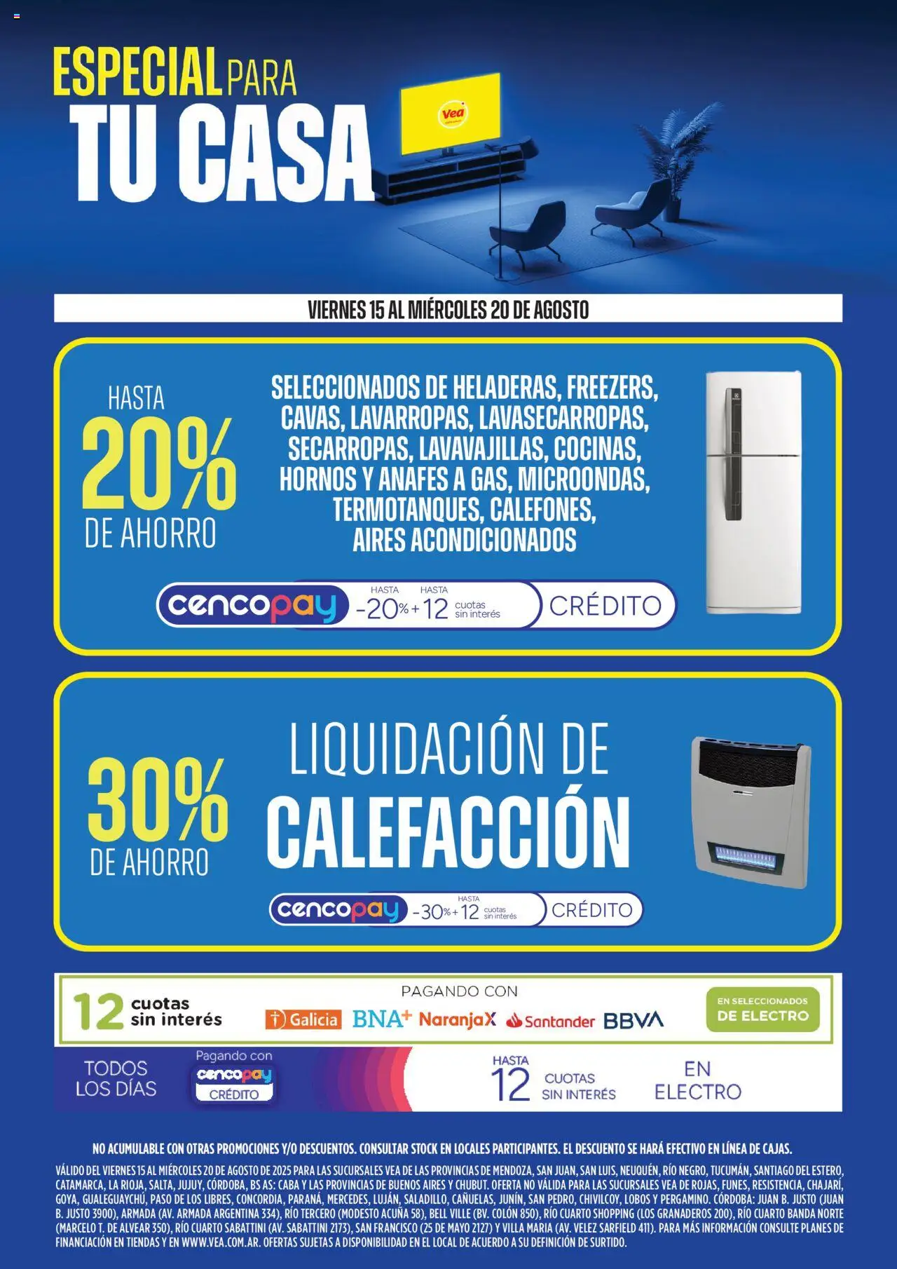 Vea - Ofertas especial para tu casa │ válido desde el 15.08.2025 | Página: 1