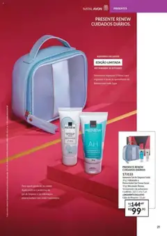 Avon - Campanha 16 - Pré-Visualização do folheto da loja Avon, válido de 26.09.2025 | Página: 21 | Produtos: Revista, Caixa, Gel de limpeza, Sabonete
