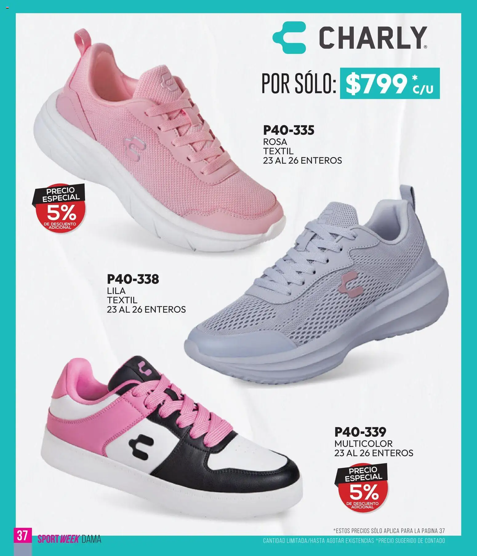 Nuevas ofertas de Cklass válidas en toda la República Mexicana desde el 28.04.2026. ¡Encuentra las mejores ofertas en Cklass catálogo Sportweek! | Página: 38