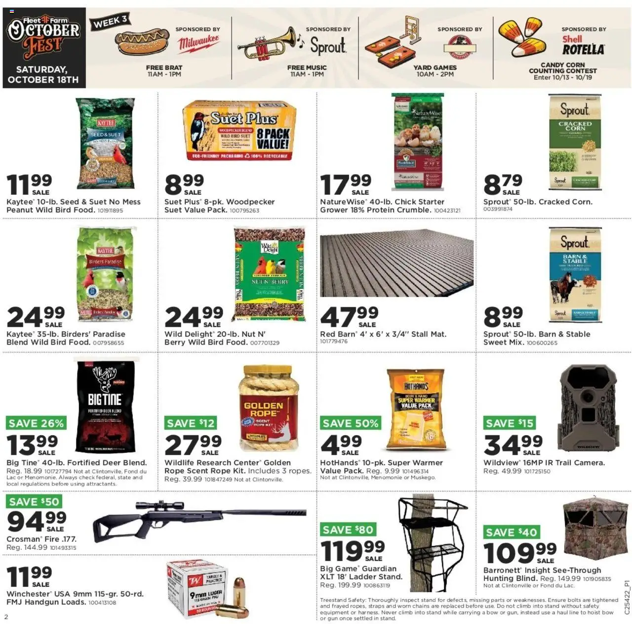 Mills Fleet Farm Truckload - valid from 16.10.2025 | Page: 2 | Products: Corn, Bolts, Starter, Handgun