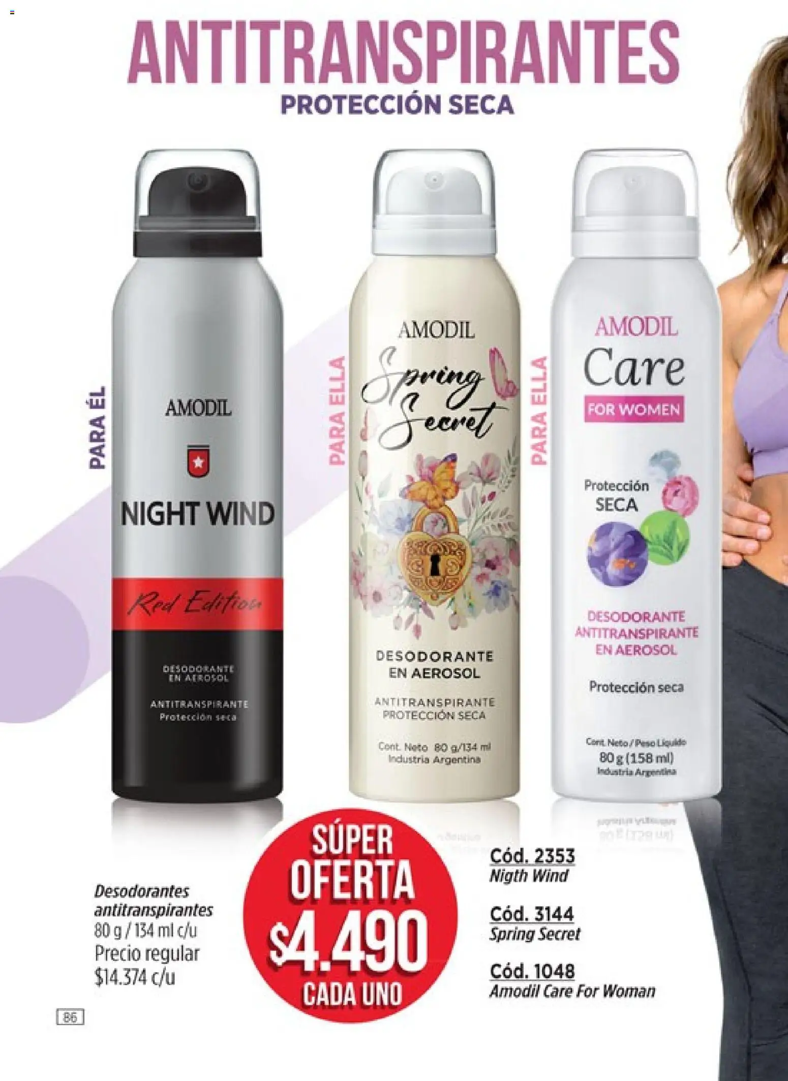 modil - Campaña 7 │ válido desde el 20.03.2026 | Página: 86 | Productos: Peso, Desodorante, Antitranspirante