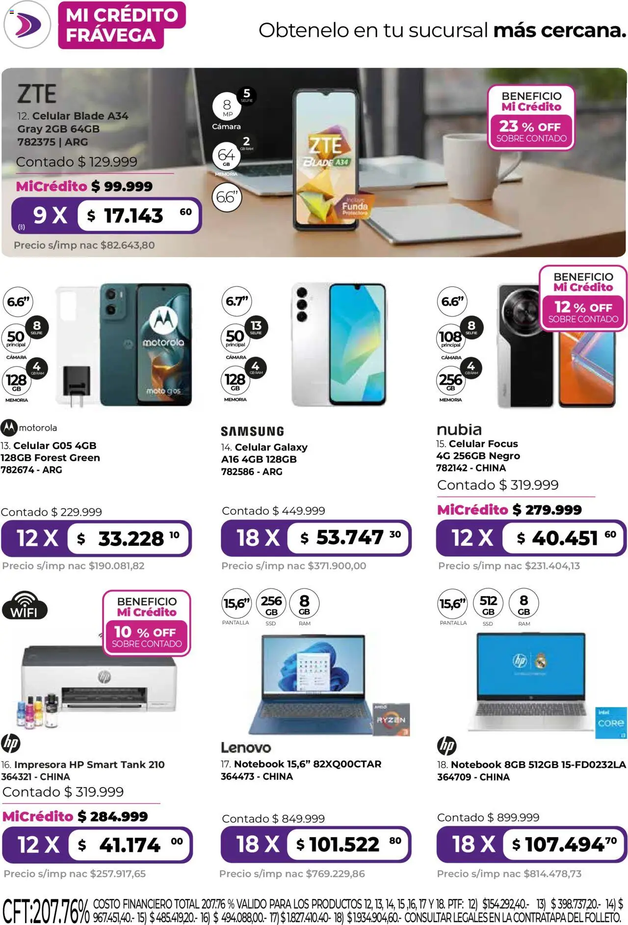 Frávega ofertas │ válido desde el 01.09.2025 | Página: 3 | Productos: Impresora, Cámara, Sobre, Notebook