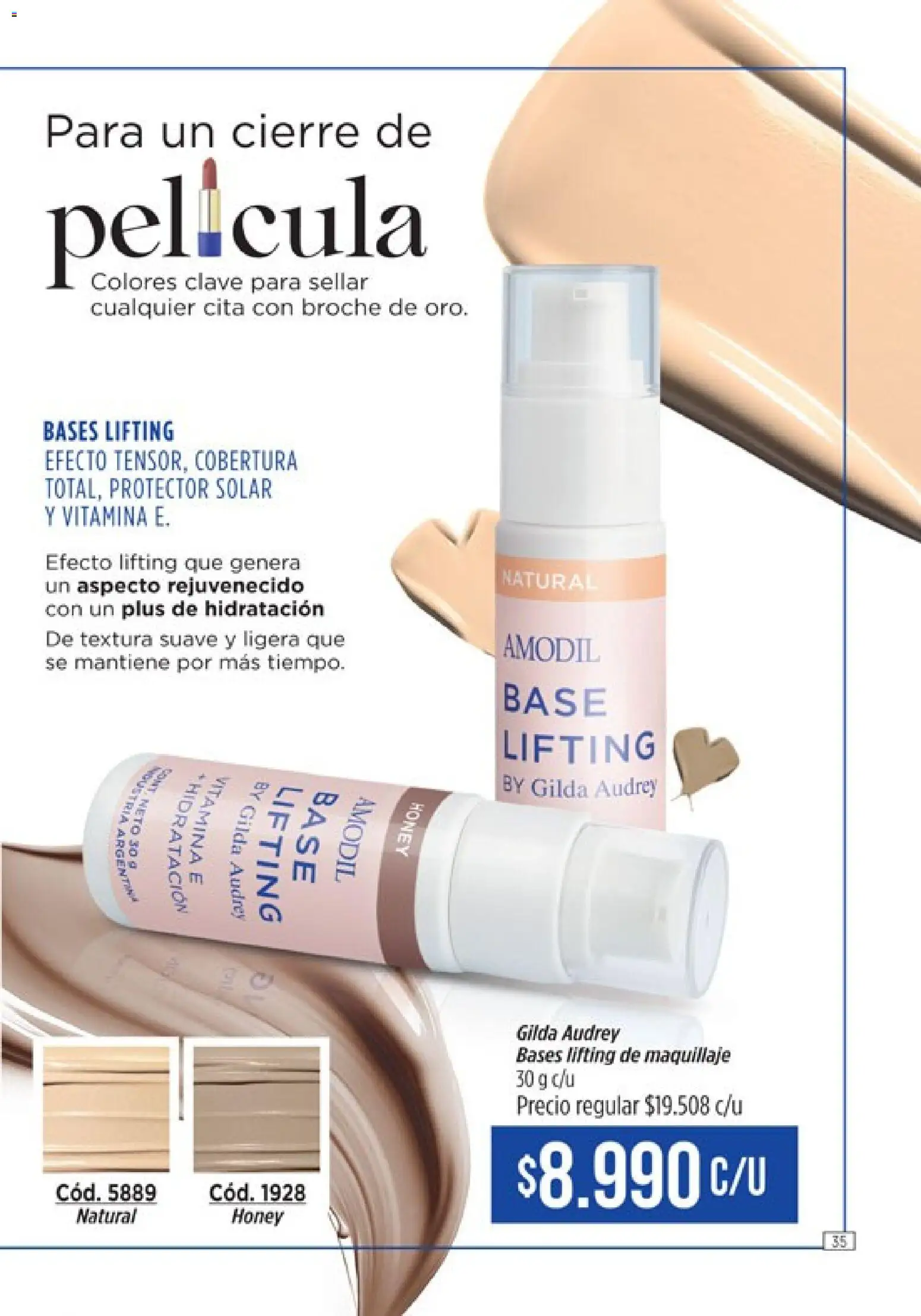 Catálogo Amodil Campaña 2 │ válido desde el 01.02.2026 | Página: 35 | Productos: Maquillaje, Protector solar