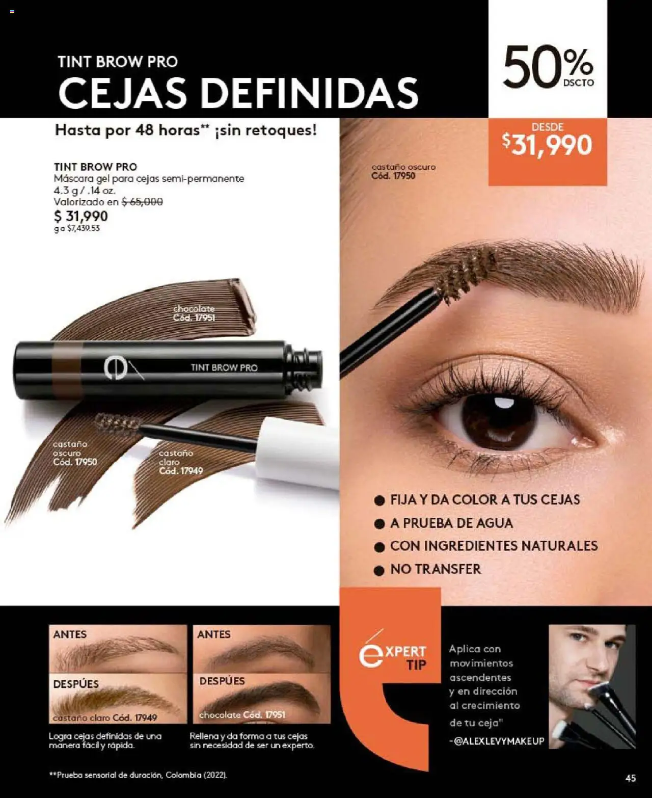 Ésika revista - valida desde el 24.09.2025 | Página: 45 | Productos: Agua, Máscara, Chocolate