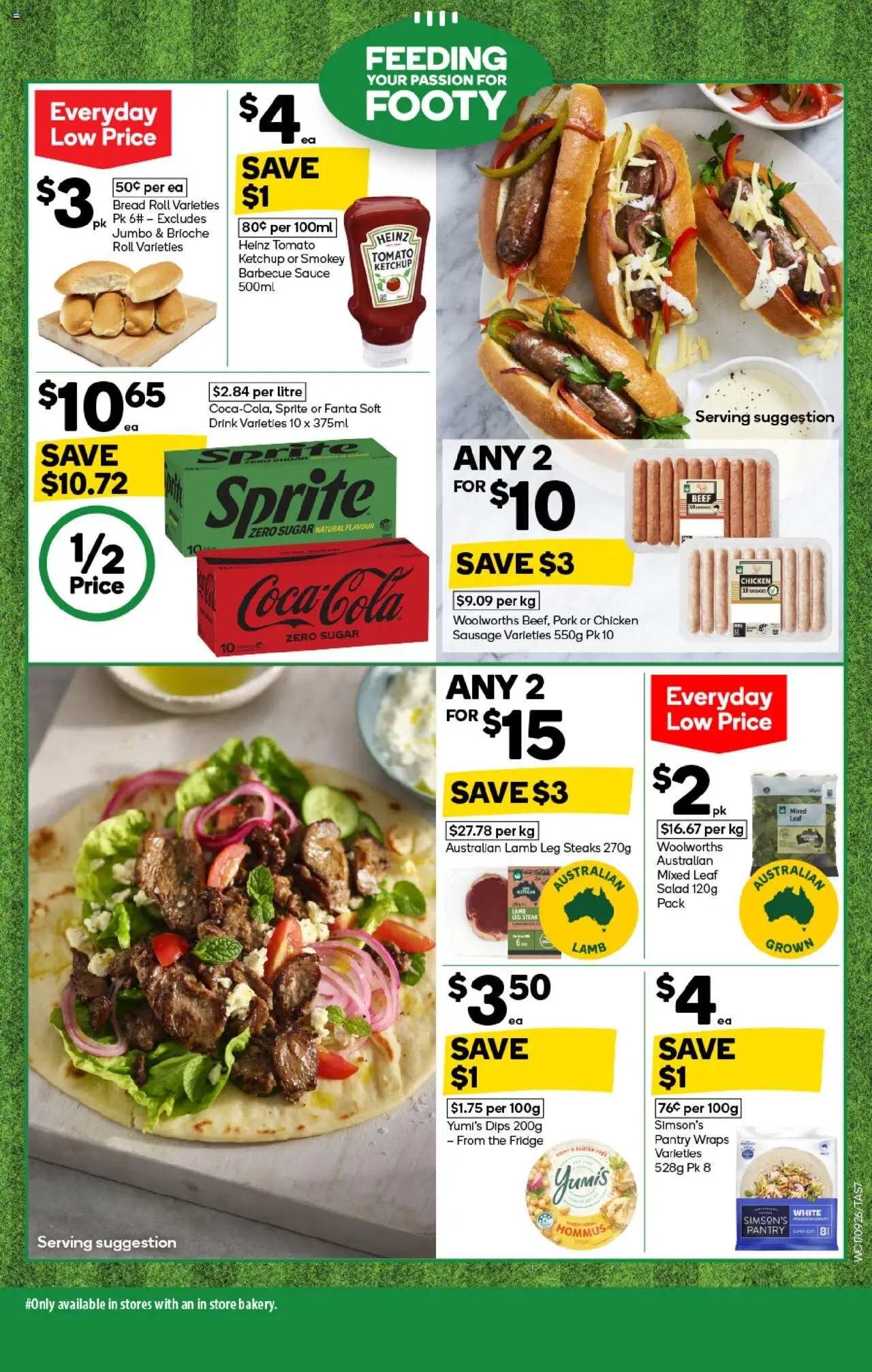 Woolworths catalogue - valid from 17.09.2025 | Page: 7 | Products: Pork, Lamb, Steak, Sausage