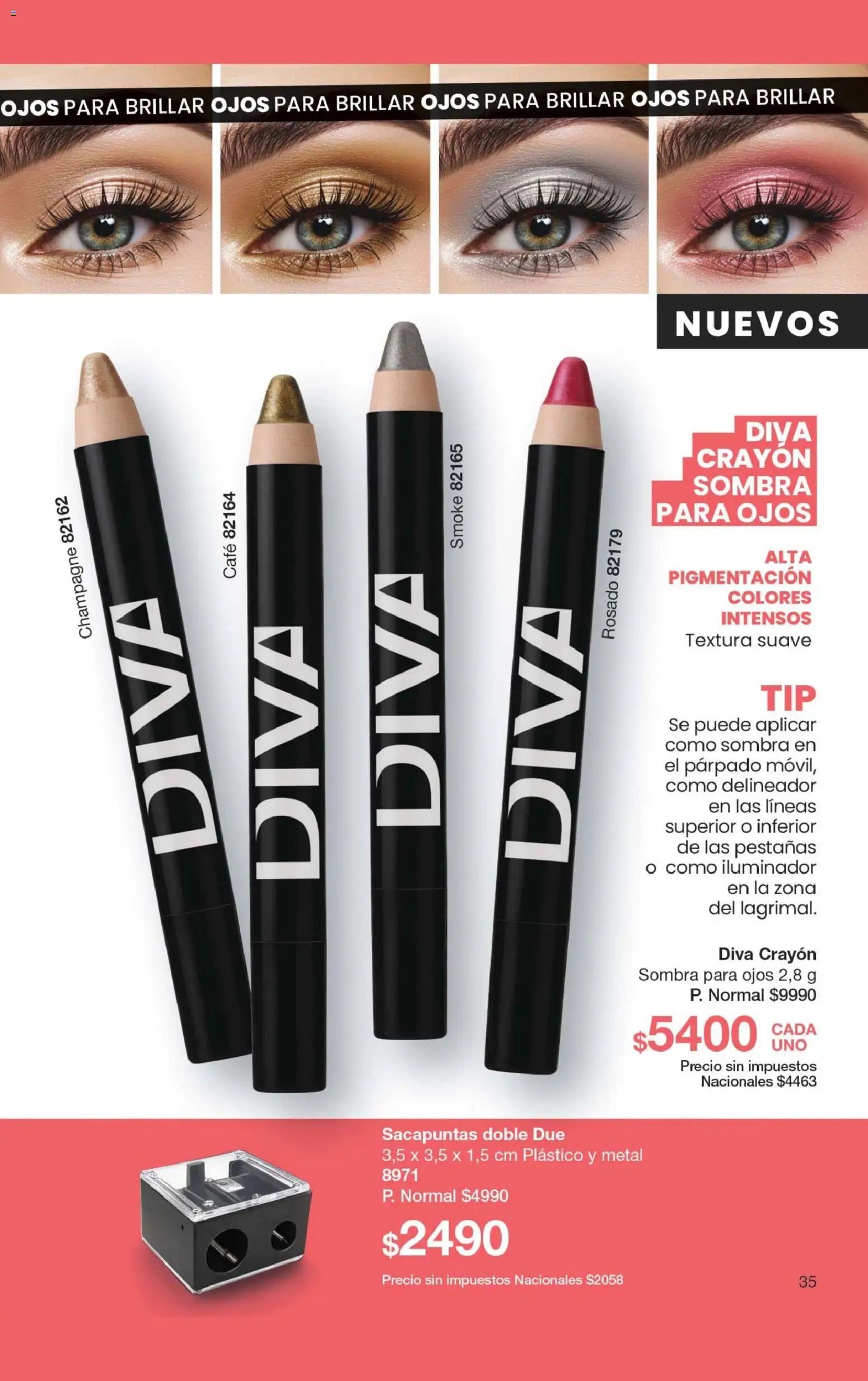 Gigot - CAMPAÑA 08 │ válido desde el 30.04.2026 | Página: 59 | Productos: Sacapuntas, Sombra, Delineador, Café